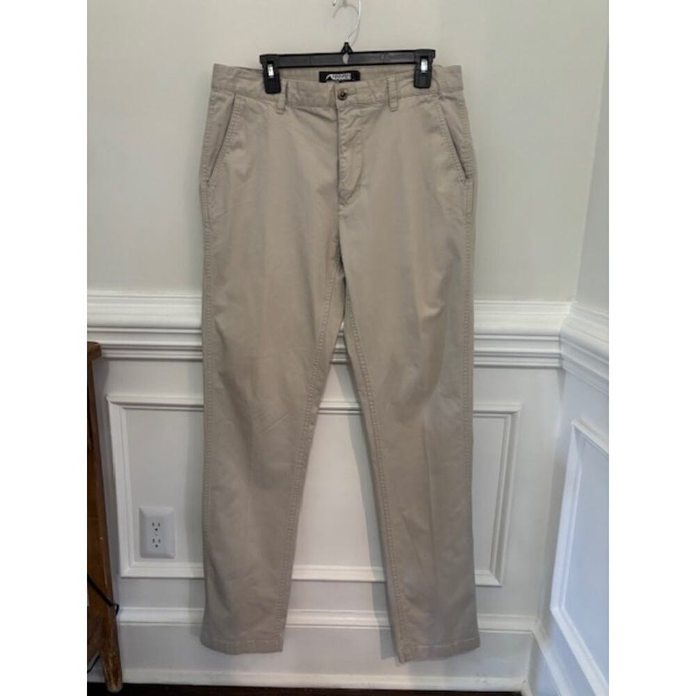 Mountain Khakis Pants Mens 35x36 Modern Fit Tan Khaki Cotton Spandex